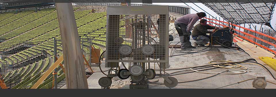 Olympia Stadion Seilsägen